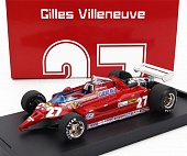 1:43 FERRARI F1  126ck Turbo N 27 Istrana Airport Duel With F104 Airplane (1981) Gilles Villeneuve, Red - R646-UPD-2023