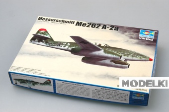 1:144 Сборная модель Немецкий истребитель-бомбардировщик Messerschmitt Me262A-2a - 01318
