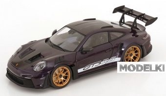 1:18 (Уценка!) PORSCHE 911 (992) GT3 RS Weissach Package (2024), dark violet - S1812103-Z1