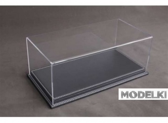 1:43 Display Case Mulhouse with Antracite Leather Base - 170x80x70mm - atl10135