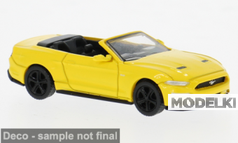 1:87 FORD Mustang VI Cabriolet (2020), yellow - 870566