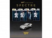 1:64 Aston Martin DB10 *Spectre* Traditional Chinese Blister Packaging, silver 2015 - MGT00910-007TC