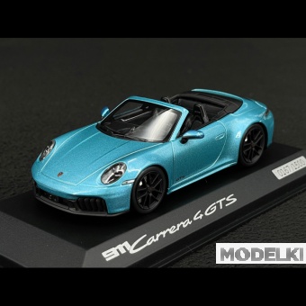 1:43 PORSCHE 911 992-2 Carrera 4 Gts Cabriolet Open (2024), Ipanema Blue - WAP0200310SCPE