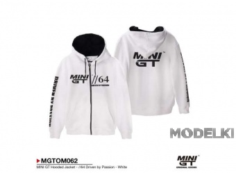 Куртка с капюшоном MINI GT «Driven by Passion», размер XXL, white - MGTOM062-XXL