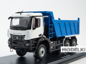 1:43 Камский 65952 самосвал К5, синий / белый - SSM1479-X1