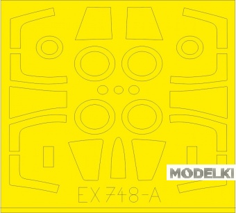 1:48 Окрасочная маска для F-104DJ TFace - EX748
