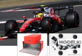 1:18 FERRARI SF-26, №44 L.Hamilton, British Grand Prix 3rd Place (2026), red / white / black - BBR2618D44DIE