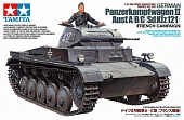1:35 Сборная модель Танк Pz.Kpfw II Ausf А/B/C с одной фигурой, наборные траки, доп.броневые листы, фототравление, четыре варианта декалей - 35292