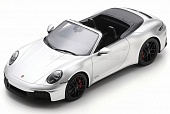 1:18 PORSCHE 911 992-2 Carrera GTS Cabriolet Open (2024), silver metallic - 18S1047