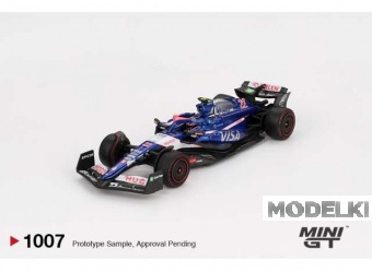 1:64 RB VCARB 01, №22 Y.Tsunoda, Bahrain GP (2024), blue / white - MGT01007BL