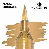 Маркер акриловый PLA YMARKER - Бронза / BRONZE – PLAYMARKER - AKM032
