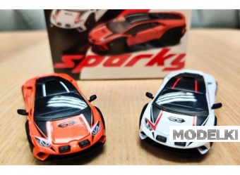 1:64 LAMBORGHINI Huracán Sterrato Combo Set, white / orange - YCOMBO64009