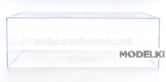 1:24 VETRINA DISPLAY BOX Only Transparent Cover - Solo Copertura Trasparente For 1/24 Scale Centauria Le Grandi F1 Collection - Lungh.lenght Cm 26 X Largh.width Cm 11.6 X Alt.height Cm 8.2 (altezza Interna Interior Height Cm 7.9), Plastic Display - ABTEC0