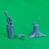 1:72 Фигурка 'Баба-Яга в ступе' - 6034
