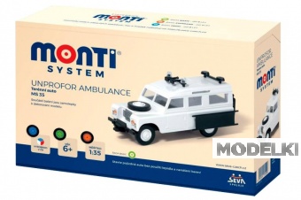 1:35 Сборная модель Land Rover Unprofor Ambulance - 0101-35