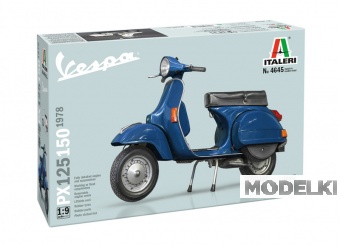 1:9 Сборная модель PIAGGIO VESPA PX125 - PX150 (1978) - 4645ИТ