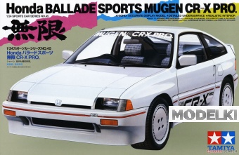 1:24 Сборная модель Honda Ballade Sports Mugen CR-X Pro - 24045