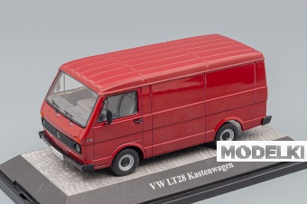 1:43 VOLKSWAGEN LT28 box van, dark red - 13301