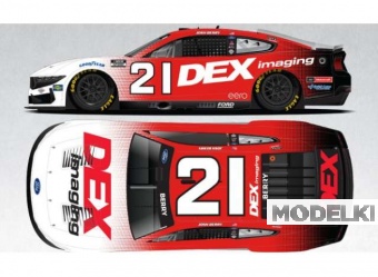 1:64 Ford Mustang #21 Josh Berry *Dex Imaging*, red/white 2025 - C212565DEXJP
