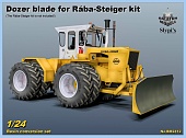 1:24 Набор для конверсии, Бульдозерный отвал для трактора Rába-Steiger 250/ Dozer blade for Rába-Steiger 250 kit - BM2412