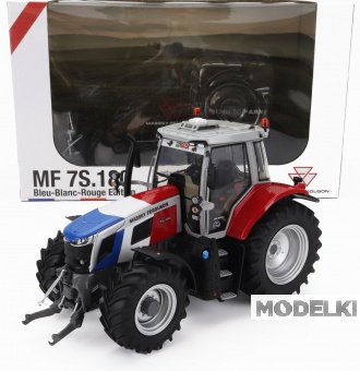 1:32 MASSEY FERGUSON Mf7s.180 Tractor (2022), Red White Blue - UH6664