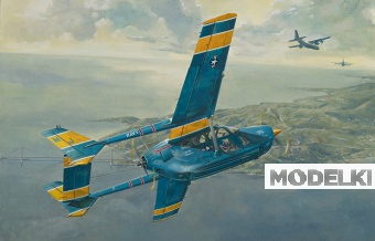 1:32 Сборная модель Самолет O-2A Skymaster U.S. Navy Service - 632