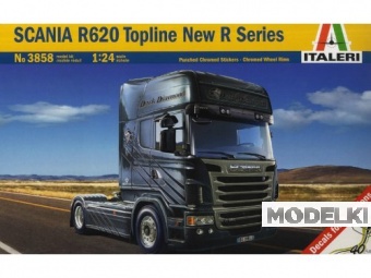 1:24 Сборная модель Автомобиль SCANIA R620 V8 New R Series - 3858