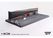1:64 NISSAN Nismo Operation Center, диорама, grey - MGTAC34