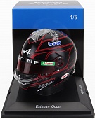 1:5 BELL HELMET F1 Casco Helmet Renault A523 Team Bwt Alpine №31 Season (2023) Esteban Ocon, Black Red - 5HF096