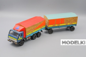 1:43 Камский грузовик 5320 с прицепом, конверсия - LOT-1286
