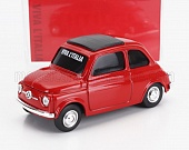 1:43 FIAT 500 (1965) - Viva L'italia - Giornata Dell' Unita' Nazionale E Delle Forze Armate, Red - BR020-UPD