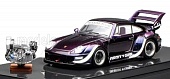 1:64 PORSCHE 911 993 RWB Rauh Welt Army Girl Coupe (1993) - M62205