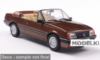 1:24 OPEL Ascona C Cabriolet (1985), dark brown - WB124255