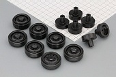 1:43 Диски для Уральский 375 без подкачки, компл. из 7 шт. - XR-079