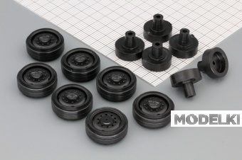 1:43 Диски для Уральский 375 без подкачки, компл. из 7 шт. - XR-079