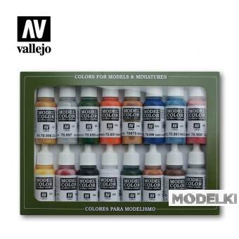 Краска акриловая `Model Color Набор Model Color №1 Folkstone Basics (16цв.) - 70101