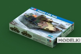 1:35 Сборная модель Финский легкий трофейный танк Т-50 - 83828
