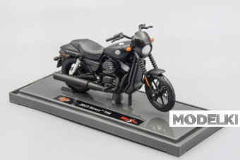 1:18 HARLEY DAVIDSON Street 750 (2015), черный - 39360-STR750