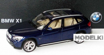1:43 (Б/У) BMW X1 E84 (2009), deep sea blue met - 80422156806-X2