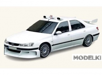 1:43 PEUGEOT 406 из к/ф Такси 2 (Taxi 2), white - 474622