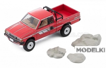 1:64 DATSUN Pick-up 4wd (1986), Red - TLV-N320B