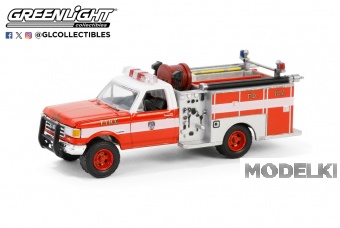 1:64 FORD F-350 Mini Pumper пикап с пожарным оборудованием 'Fire Department City of New York' (FDNY) 160th Anniversary Edition (1987) - 30550