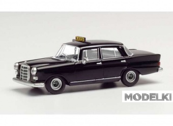 1:87 MERCEDES-BENZ 200 Heckflosse *Taxi*, black - 095686