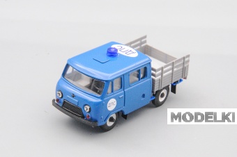 1:43 УАЗ 39094 бортовой ДПС, синий - 15971801-BL