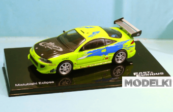 1:43 MITSUBISHI Eclipse (1995) FAST & FURIOUS (Форсаж) - M4069-4