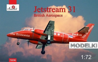 1:72 Сборная модель Британский пассажирский самолет British Aerospace Jetstream 31 - 72238