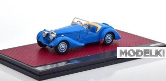 1:43 BUGATTI T57S Corsica Roadster Malcolm Campbell #57531 1937 Blue - MX40205-091