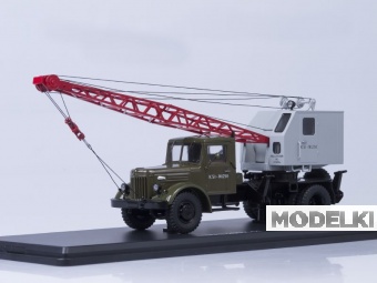 1:43 Автокран К-51 (Минский-200), зеленый / серый - SSM1164
