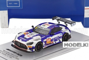 1:64 MERCEDES BENZ Amg Gt3 Evo 6.2l V8 Team Origine Motorsport №55 Gt Cup (2026) Gu Meng - Xie Xinzhe, White Blue - 114600006