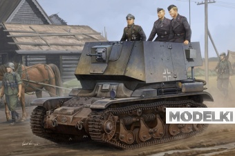 1:35 Сборная модель Танк Befehlsfahrzeug auf Fgst. Pz.Kpfw.35 R 731(f) - 83809